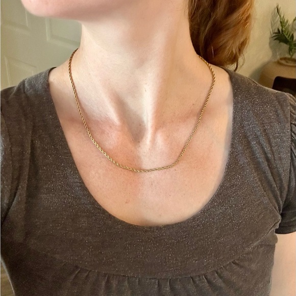 Gold Rope Necklace - Picture 5 of 5